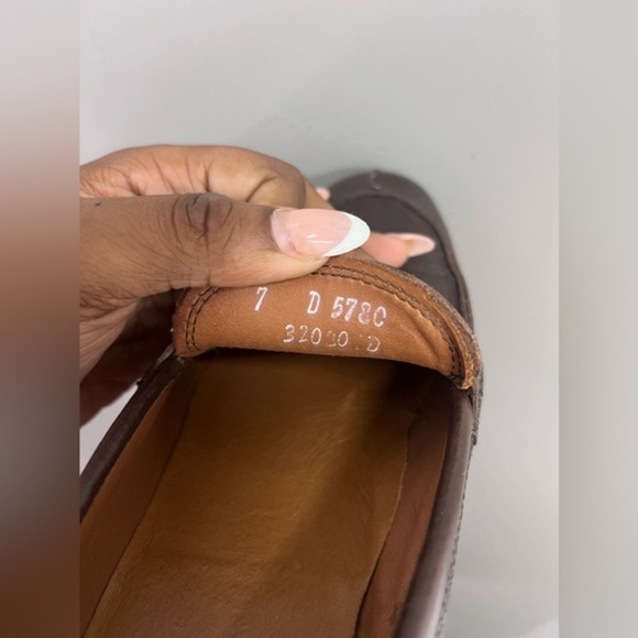 Allen Edmonds Mens Denali Penny Loafer Dark Brown Leather Dress Shoes Size 7 D - Picture 5 of 7